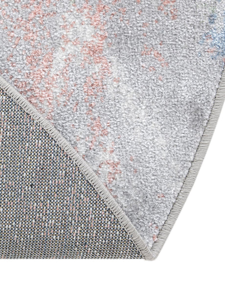 Washable Multicolor 5' 3 x 5' 3 Kamala Washable Round Area Rug Easy to Clean Stain Resistant & Durable 100% Polyester Spill-Friendly Carpet for Sale at Rug Engine