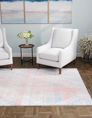 Washable Multicolor 5' 3 x 8' Kamala Washable Rectangle Area Rug Easy to Clean Stain Resistant & Durable 100% Polyester Spill-Friendly Carpet for Sale at Rug Engine