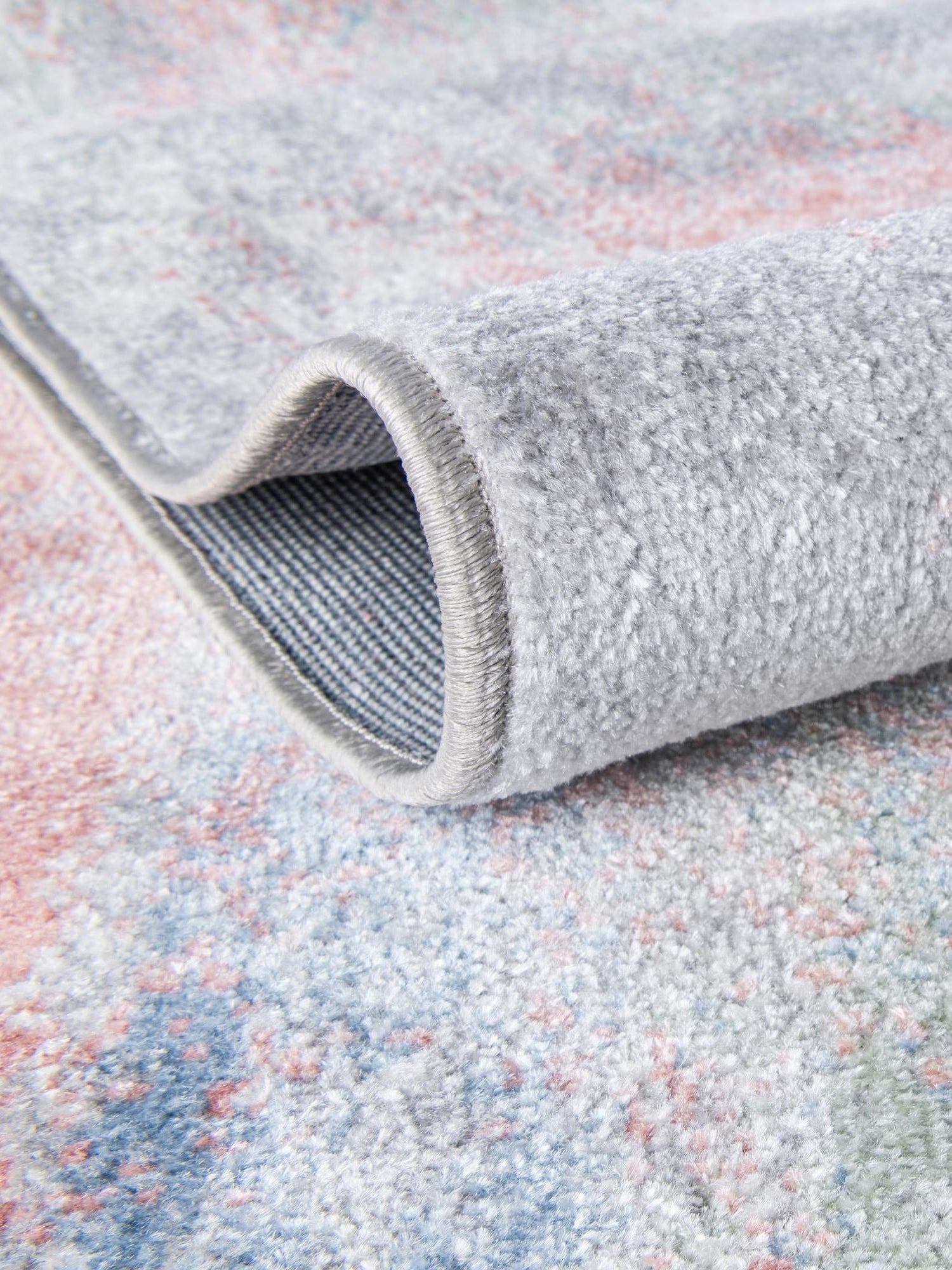 Washable Multicolor 6' 1 x 9' Kamala Washable Rectangle Area Rug Easy to Clean Stain Resistant & Durable 100% Polyester Spill-Friendly Carpet for Sale at Rug Engine