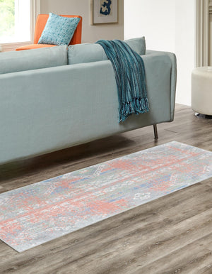 Washable Multicolor 2' x 8' Kamala Washable Runner Area Rug Easy to Clean Stain Resistant & Durable 100% Polyester Spill-Friendly Carpet for Sale at Rug Engine