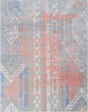 Multicolor 9' x 12' Kamala Washable Rectangle Rug