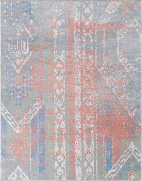 Multicolor 9' x 12' Kamala Washable Rectangle Rug