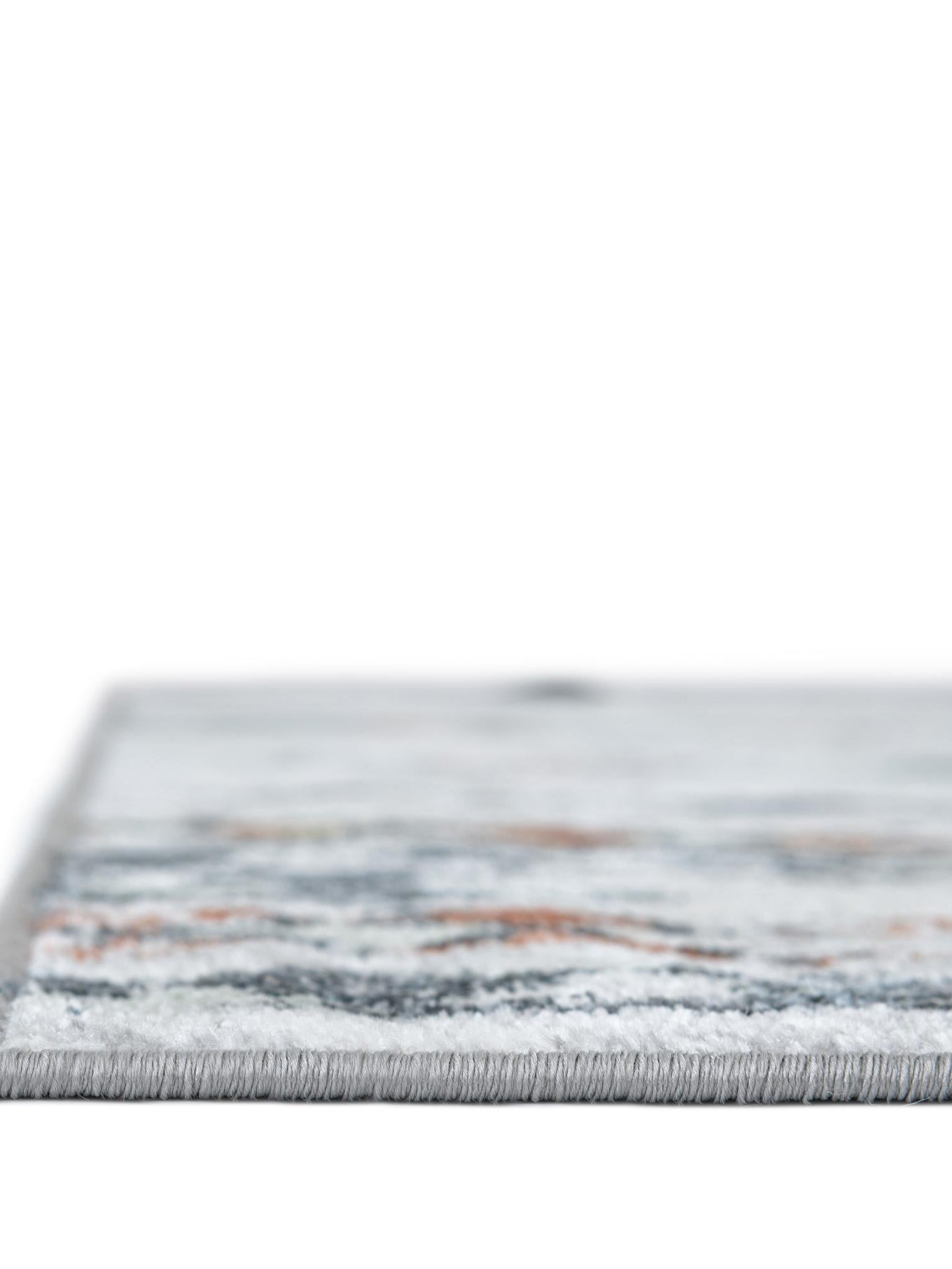 Washable Ivory Gray 4' 1 x 6' 1 Kamala Washable Rectangle Area Rug Easy to Clean Stain Resistant & Durable 100% Polyester Spill-Friendly Carpet for Sale at Rug Engine