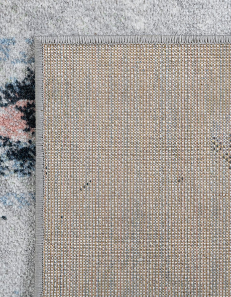 Washable Ivory Gray 7' 10 x 10' Kamala Washable Rectangle Area Rug Easy to Clean Stain Resistant & Durable 100% Polyester Spill-Friendly Carpet for Sale at Rug Engine