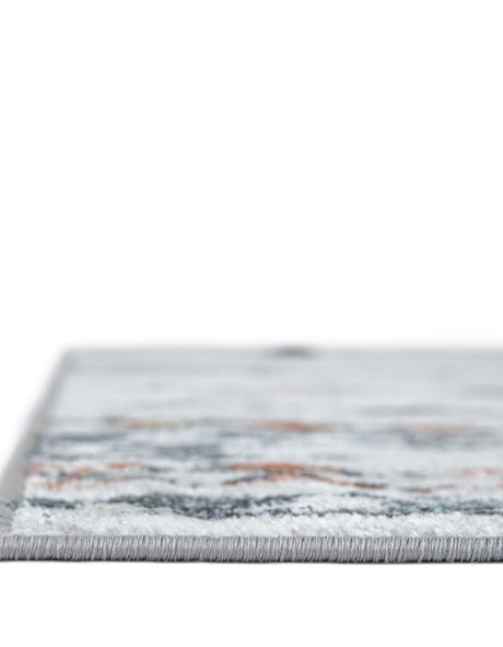 Washable Ivory Gray 2' x 4' 1 Kamala Washable Runner Area Rug Easy to Clean Stain Resistant & Durable 100% Polyester Spill-Friendly Carpet for Sale at Rug Engine