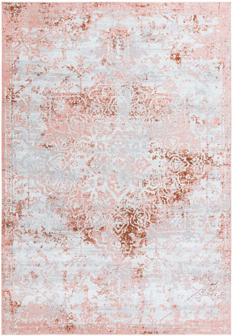 Rose Pink 10' x 14' 1 Kamala Washable Rectangle Rug