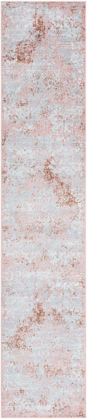 Washable Rose Pink 2' 7 x 12' Kamala Washable Runner Area Rug Easy to Clean Stain Resistant & Durable 100% Polyester Spill-Friendly Carpet for Sale at Rug Engine