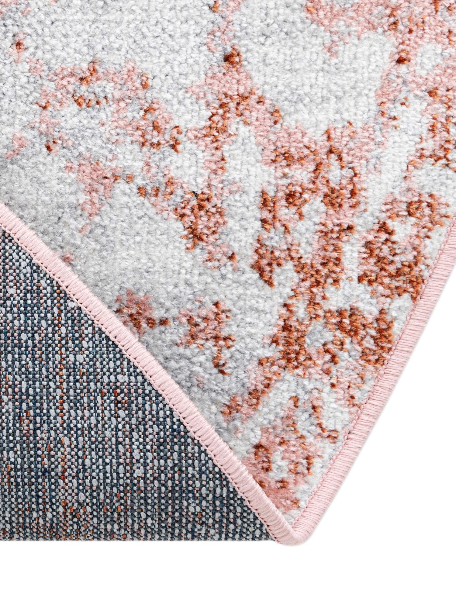 Washable Rose Pink 5' 3 x 5' 3 Kamala Washable Round Area Rug Easy to Clean Stain Resistant & Durable 100% Polyester Spill-Friendly Carpet for Sale at Rug Engine