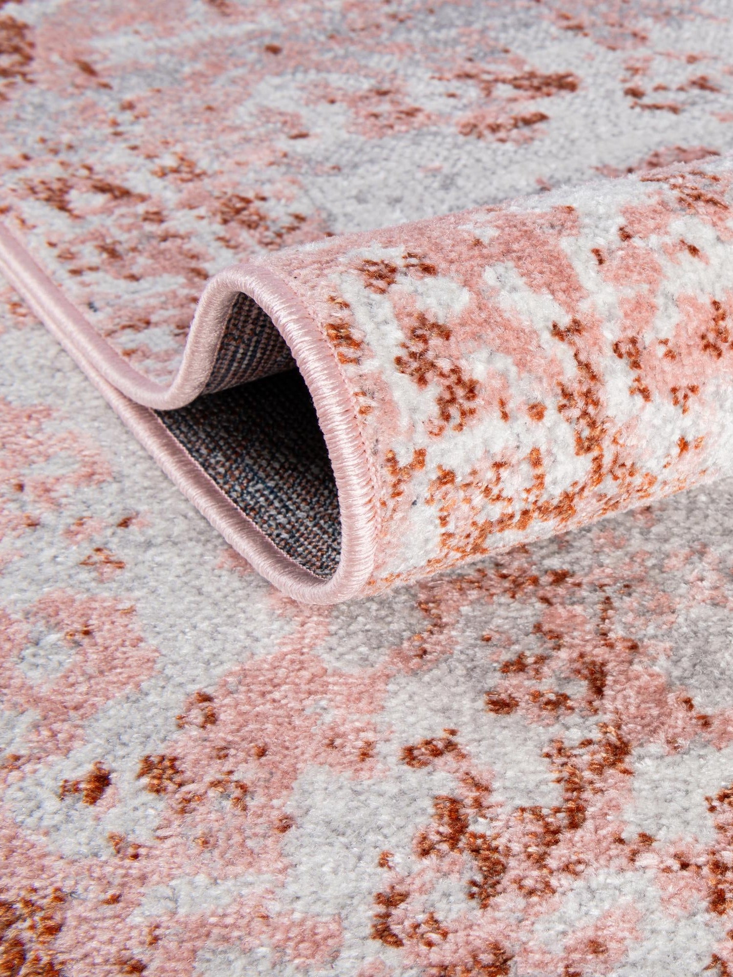 Washable Rose Pink 2' x 3' 1 Kamala Washable Rectangle Area Rug Easy to Clean Stain Resistant & Durable 100% Polyester Spill-Friendly Carpet for Sale at Rug Engine