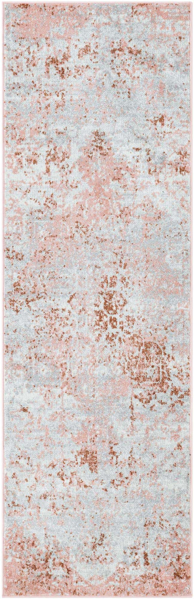 Washable Rose Pink 2' x 6' 1 Kamala Washable Runner Area Rug Easy to Clean Stain Resistant & Durable 100% Polyester Spill-Friendly Carpet for Sale at Rug Engine