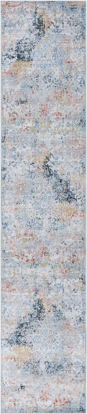Washable Multicolor 2' 7 x 12' Kamala Washable Runner Area Rug Easy to Clean Stain Resistant & Durable 100% Polyester Spill-Friendly Carpet for Sale at Rug Engine