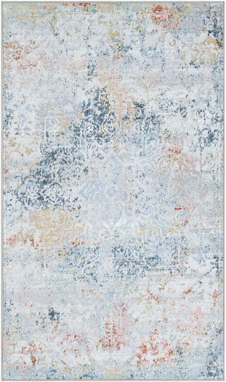Washable Multicolor 3' 3 x 5' 3 Kamala Washable Rectangle Area Rug Easy to Clean Stain Resistant & Durable 100% Polyester Spill-Friendly Carpet for Sale at Rug Engine
