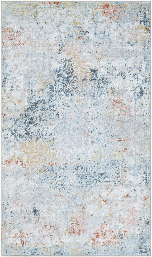 Washable Multicolor 3' 3 x 5' 3 Kamala Washable Rectangle Area Rug Easy to Clean Stain Resistant & Durable 100% Polyester Spill-Friendly Carpet for Sale at Rug Engine