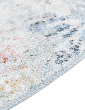 Multicolor 3' 3 x 3' 3 Kamala Washable Round Rug