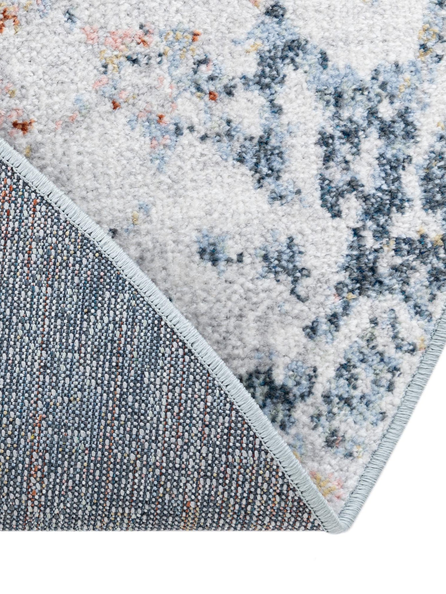 Washable Multicolor 3' 3 x 3' 3 Kamala Washable Round Area Rug Easy to Clean Stain Resistant & Durable 100% Polyester Spill-Friendly Carpet for Sale at Rug Engine