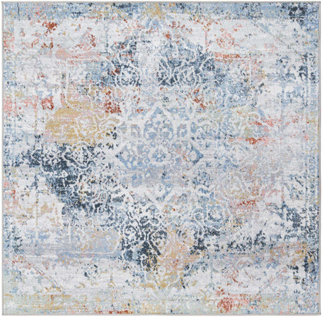 Multicolor 5' 3 x 5' 3 Kamala Washable Square Rug