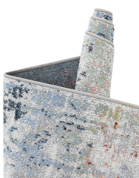 Washable Multicolor 10' x 14' 1 Kamala Washable Rectangle Area Rug Easy to Clean Stain Resistant & Durable 100% Polyester Spill-Friendly Carpet for Sale at Rug Engine