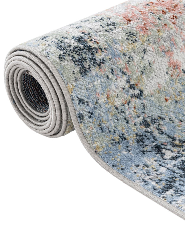 Washable Multicolor 10' x 14' 1 Kamala Washable Rectangle Area Rug Easy to Clean Stain Resistant & Durable 100% Polyester Spill-Friendly Carpet for Sale at Rug Engine