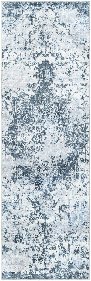 Navy Blue 2' x 6' 1 Kamala Washable Runner Rug