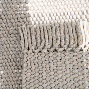 Washable Gray 7' 10 x 7' 10 Eco Plaid Indoor Outdoor Washable Square Area Rug Easy to Clean Stain Resistant & Durable Weather Resistant for Patio, Deck, Terrace, Balcony, Porch 100% Recycled Plastic Bottles Carpet Mat for Sale at Rug Engine