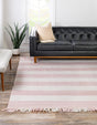 Washable Pink 7' 10 x 7' 10 Eco Plaid Indoor Outdoor Washable Square Area Rug Easy to Clean Stain Resistant & Durable Weather Resistant for Patio, Deck, Terrace, Balcony, Porch 100% Recycled Plastic Bottles Carpet Mat for Sale at Rug Engine