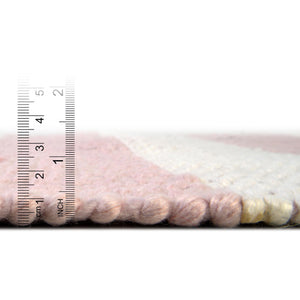 Washable Pink 7' 10 x 7' 10 Eco Plaid Indoor Outdoor Washable Square Area Rug Easy to Clean Stain Resistant & Durable Weather Resistant for Patio, Deck, Terrace, Balcony, Porch 100% Recycled Plastic Bottles Carpet Mat for Sale at Rug Engine