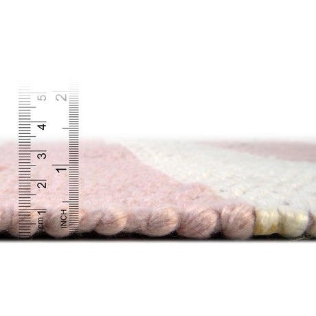 Washable Pink 7' 10 x 7' 10 Eco Plaid Indoor Outdoor Washable Square Area Rug Easy to Clean Stain Resistant & Durable Weather Resistant for Patio, Deck, Terrace, Balcony, Porch 100% Recycled Plastic Bottles Carpet Mat for Sale at Rug Engine