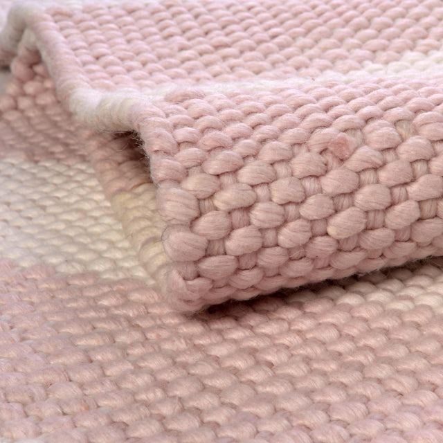 Washable Pink 7' 10 x 7' 10 Eco Plaid Indoor Outdoor Washable Square Area Rug Easy to Clean Stain Resistant & Durable Weather Resistant for Patio, Deck, Terrace, Balcony, Porch 100% Recycled Plastic Bottles Carpet Mat for Sale at Rug Engine