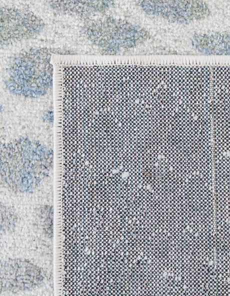Washable Ivory Blue 3' 3 x 5' 3 Kamala Washable Rectangle Area Rug Easy to Clean Stain Resistant & Durable 100% Polyester Spill-Friendly Carpet for Sale at Rug Engine