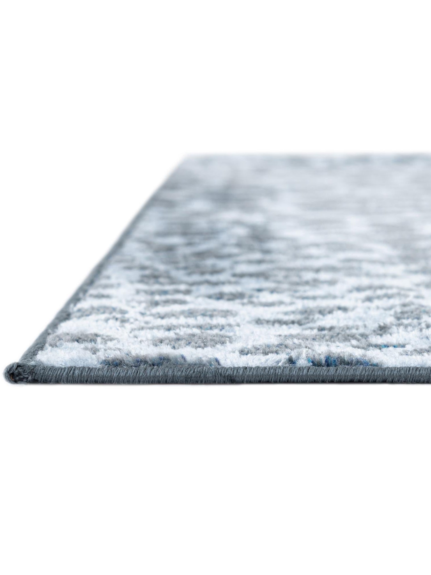 Washable Navy Blue 5' 3 x 8' Kamala Washable Rectangle Area Rug Easy to Clean Stain Resistant & Durable 100% Polyester Spill-Friendly Carpet for Sale at Rug Engine