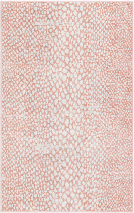 Rose Pink 4' 1 x 6' 1 Kamala Washable Rectangle Rug