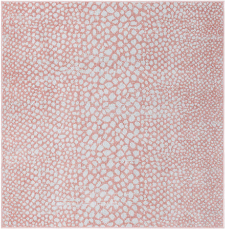 Rose Pink 5' 3 x 5' 3 Kamala Washable Square Rug