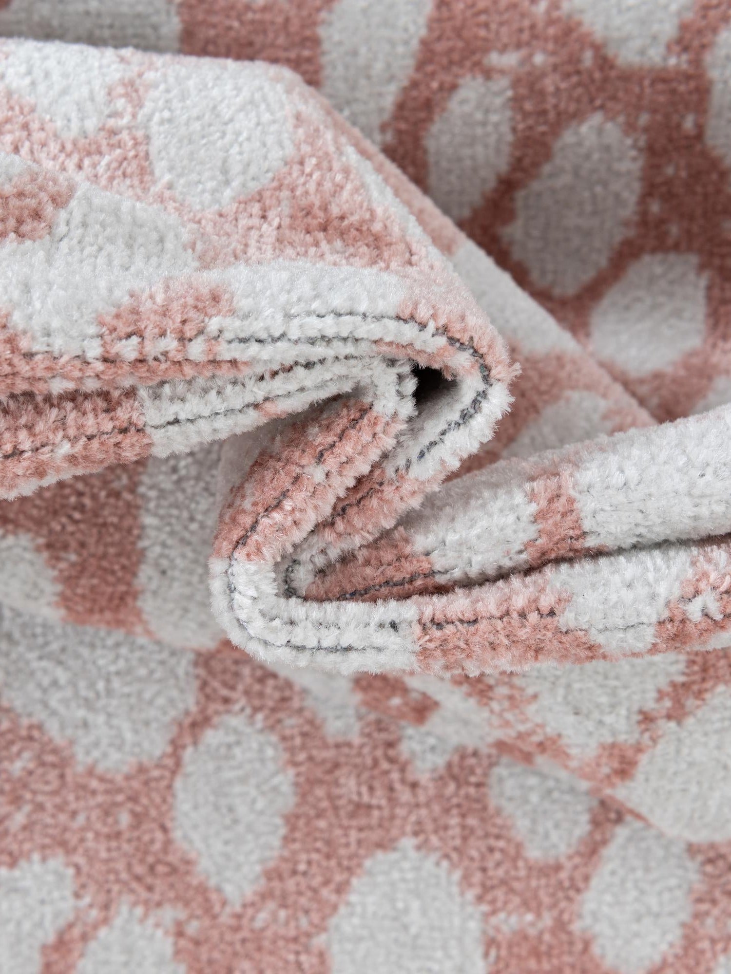 Washable Rose Pink 2' x 3' 1 Kamala Washable Rectangle Area Rug Easy to Clean Stain Resistant & Durable 100% Polyester Spill-Friendly Carpet for Sale at Rug Engine