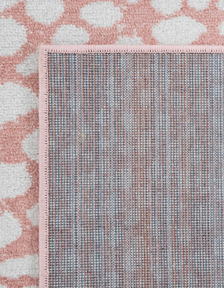 Washable Rose Pink 5' 3 x 8' Kamala Washable Rectangle Area Rug Easy to Clean Stain Resistant & Durable 100% Polyester Spill-Friendly Carpet for Sale at Rug Engine