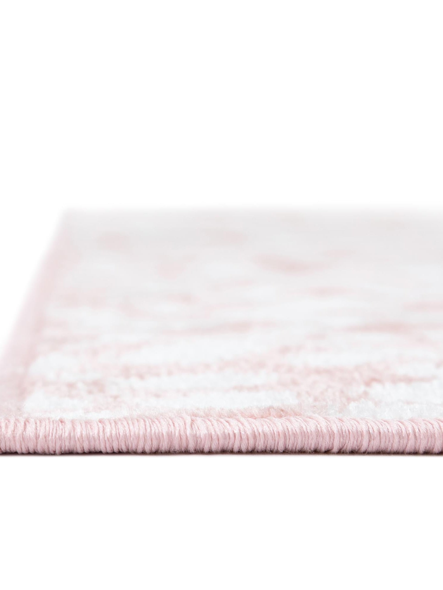 Washable Rose Pink 2' x 8' Kamala Washable Runner Area Rug Easy to Clean Stain Resistant & Durable 100% Polyester Spill-Friendly Carpet for Sale at Rug Engine