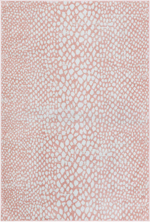 Washable Rose Pink 6' 1 x 9' Kamala Washable Rectangle Area Rug Easy to Clean Stain Resistant & Durable 100% Polyester Spill-Friendly Carpet for Sale at Rug Engine