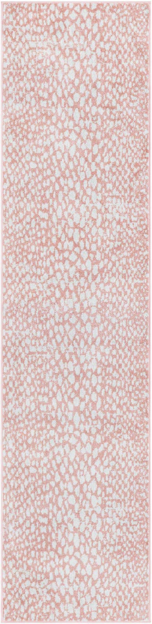 Rose Pink 2' x 8' Kamala Washable Runner Rug
