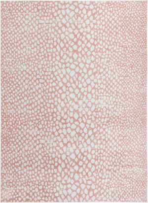 Rose Pink 9' x 12' Kamala Washable Rectangle Rug