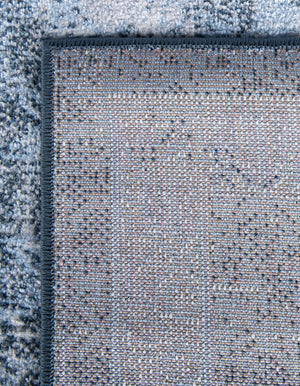 Navy Blue 3' x 12' Kamala Washable Runner Rug