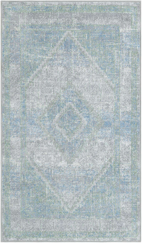 Gray Green 3' 3 x 5' 3 Kamala Washable Rectangle Rug