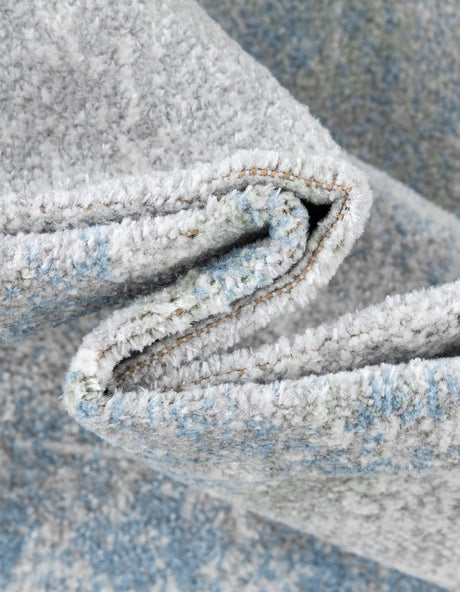 Washable Gray Green 9' x 12' Kamala Washable Rectangle Area Rug Easy to Clean Stain Resistant & Durable 100% Polyester Spill-Friendly Carpet for Sale at Rug Engine