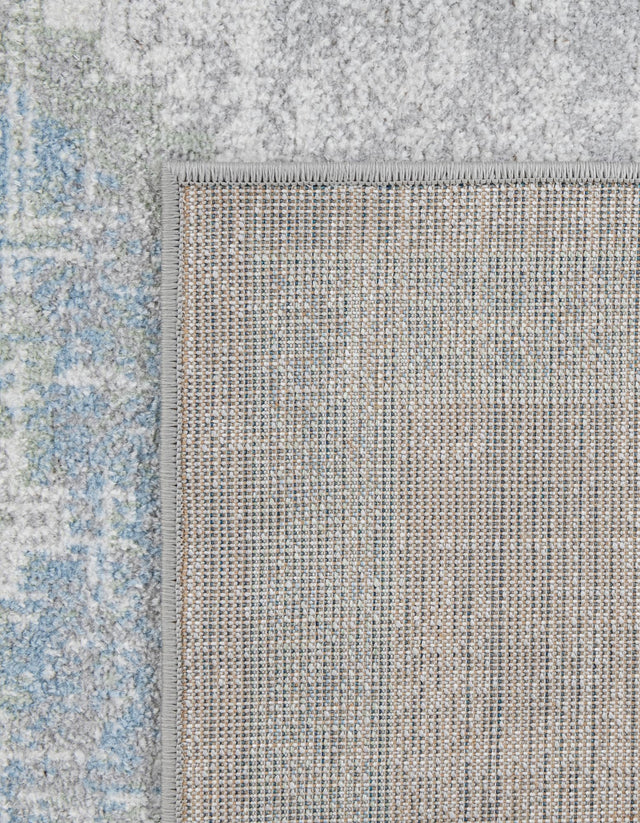 Gray Green 5' 3 x 8' Kamala Washable Rectangle Rug