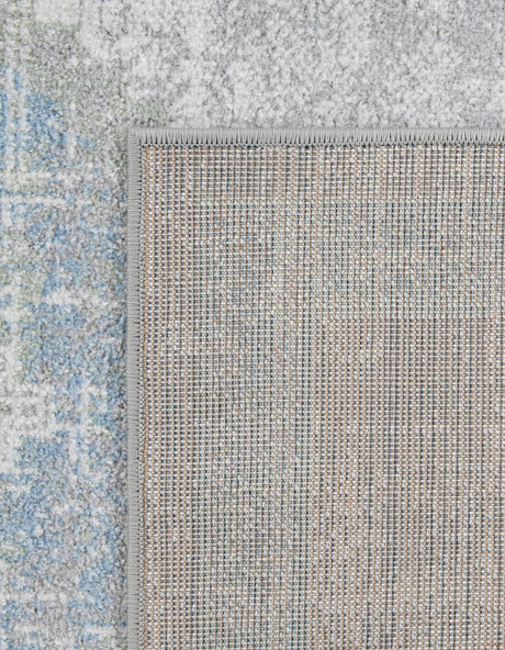 Washable Gray Green 2' x 4' 1 Kamala Washable Runner Area Rug Easy to Clean Stain Resistant & Durable 100% Polyester Spill-Friendly Carpet for Sale at Rug Engine