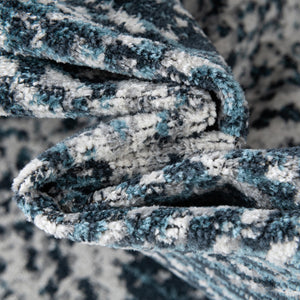 Navy Blue 2' x 3' 1 Kamala Washable Rectangle Rug
