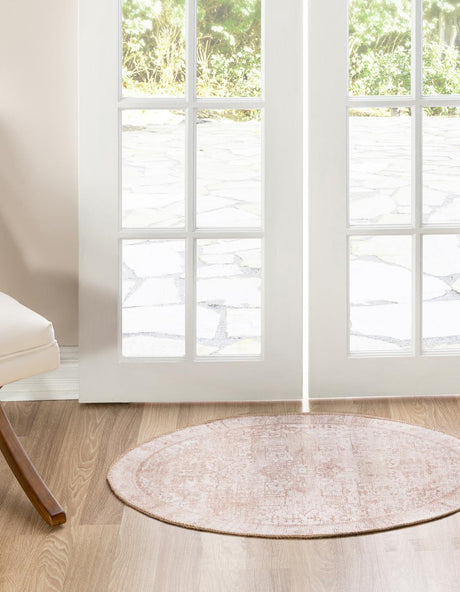 Washable Beige 2' x 3' 1 Timeless Oval Area Rug Easy to Clean Stain Resistant & Durable Traditional Classic Vintage Design Carpet for Sale at Rug Engine