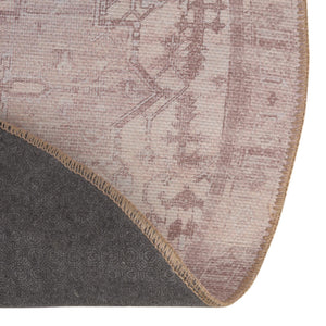 Washable Beige 2' x 3' 1 Timeless Oval Area Rug Easy to Clean Stain Resistant & Durable Traditional Classic Vintage Design Carpet for Sale at Rug Engine