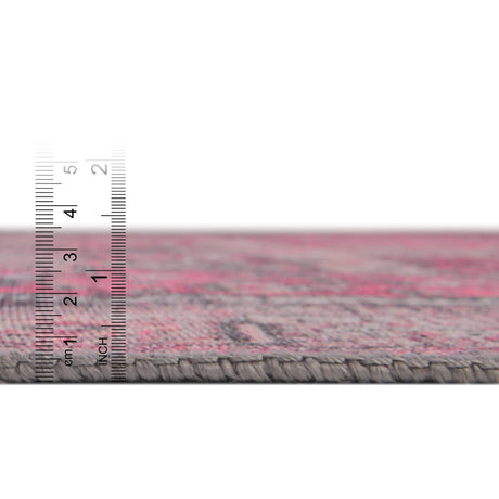 Washable Pink 2' x 3' 1 Timeless Oval Area Rug Easy to Clean Stain Resistant & Durable Traditional Classic Vintage Design Carpet for Sale at Rug Engine
