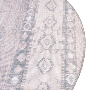 Washable Gray 2' x 3' 1 Timeless Oval Area Rug Easy to Clean Stain Resistant & Durable Traditional Classic Vintage Design Carpet for Sale at Rug Engine