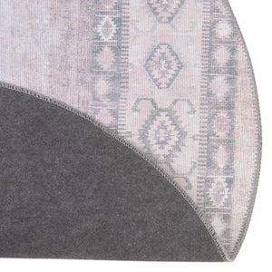 Washable Gray 2' x 3' 1 Timeless Oval Area Rug Easy to Clean Stain Resistant & Durable Traditional Classic Vintage Design Carpet for Sale at Rug Engine