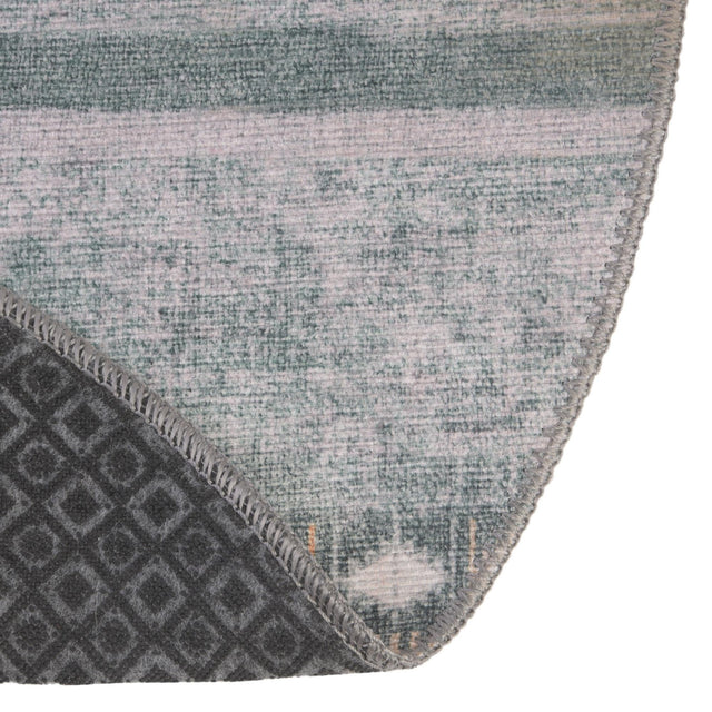 Washable Green 2' x 3' 1 Timeless Oval Area Rug Easy to Clean Stain Resistant & Durable Traditional Classic Vintage Design Carpet for Sale at Rug Engine